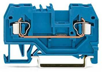 2-Leiter-Durchgangsklemme Ex i geeignet 0,08 - 2,5 mm² blau 