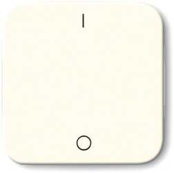 Wippe für Ausschalter 2-polig 3-polig cremeweiß 