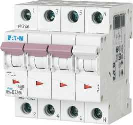 LS-Schutzschalter 4-polig 10kA D-Char 32A 4TE 