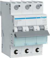 LS-Schutzschalter 3-polig 6kA C-Char 20A 3TE QuickConnect 