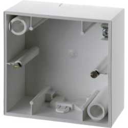 Aufputz-Gehäuse 1-fach S.1 bruchsicher matt polarweiß 