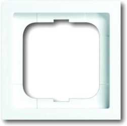 Abdeckrahmen future 1-fach Linear weiß glänzend 