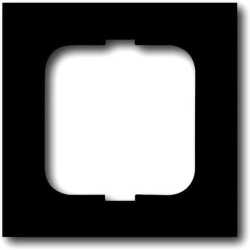 Abdeckrahmen future 1-fach Linear anthrazit glänzend 