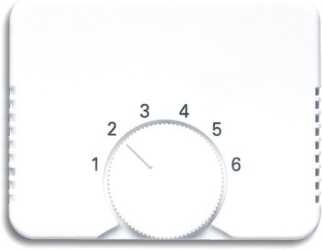 Zentralscheibe alpha für Raumtemperaturregler 1094 U 1097 U studioweiß 