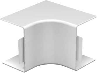 Inneneckhaube 60x90mm PVC reinweiß RAL 9010 