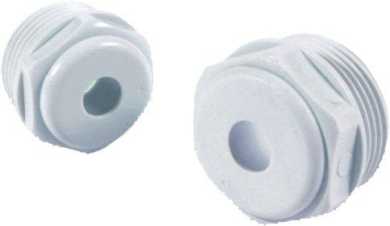 Kabeleinführungen Würgenippel grau PG 21 