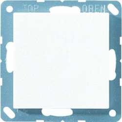 Blind-Abdeckung Tragring weiß glänzend 