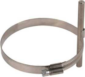 Leitungshalter für Regenfallrohre NIRO Ø 100-120 mm Rd. 8 