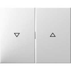 Wippen mit Aufdruck Symbol Pfeil K.1 polarweiß glänzend 