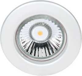 Einbaustrahler mit Sprengring feststehend C 1830 chrom-matt ohne Fassung 