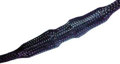 Polyester Geflechtschlauch HEGP06 Schwarz 100M Rolle ME 