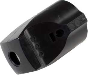 Schuko Kupplung schwarz 