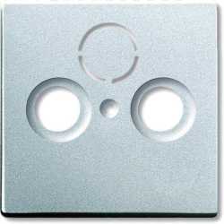 Abdeckung future linear für Antennensteckdosen mit 2 Anschlüsse 