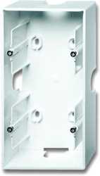 Aufputz Gehäuse future 2-fach studioweiß 