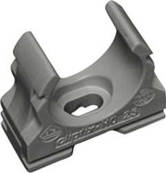Klemmschelle clipfix grau 
