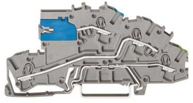 Installationsetagenklemme mit N-Trennschlitten 0,25 - 2,5 mm² grau 