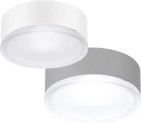 DROP 22 Wand/Deckenleuchte IP55 grau 1xAGL A60 60W E27 