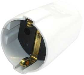 Kupplung mit Schutzkontakt grau 