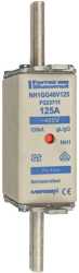 NH-Sicherung gG Gr.1 400VAC 160A mit spannungsführenden Grifflaschen 