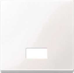 Wippe mit rechteckigem Symbolfenster polarweiß glänzend 