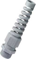 Kabelschraubung-PERFECT 50011PABS7035 PG11 hellgrau Biegeschutz 