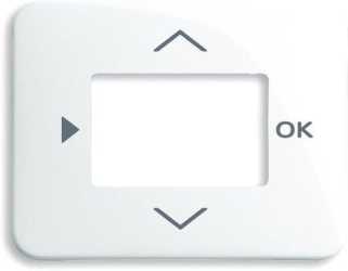 Zentralscheibe für Timer Bedienelement studioweiß glänzend 