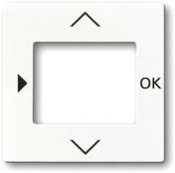 Zentralscheibe für Timer Bedienelement studioweiß glänzend 