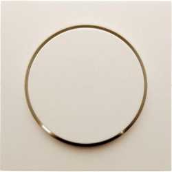 Zentralstück mit Regulierknopf für Drehdimmer weiß glänz. S.1/B.3/B.7 IP20/IP44 