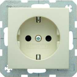 SCHUKO Steckdose S.1 - weiß/ glänzend 