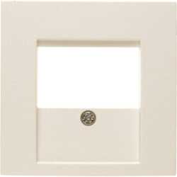 Zentralstück für TDO-Steckdose S. 1 weiß glänzend 