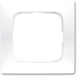 Abdeckrahmen spring 1-fach weiß glänzend 