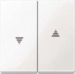 Wippe für Rollladenschalter und -taster polarweiß glänzend 