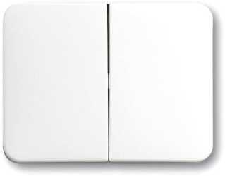 Wippe für Serien Wechsel/Wechsel Doppeltaster studioweiß glänzend 