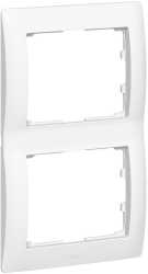 Rahmen 2-fach senkrecht Galea ultraweiß 