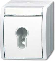 Aufputz Schalter/Taster Schlüsselschalter ocean (IP 44) 