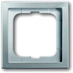 Abdeckrahmen pur edelstahl 1-fach Edelstahl matt 