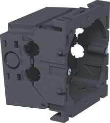 Geräteeinbaudose 1-fach 71x76x51 PA eisengrau RAL 7011 