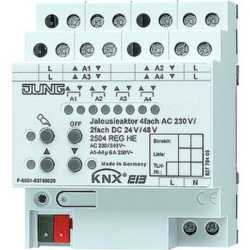 Jalousieaktor 4fach AC 230 V 2fach DC 24 V elektronische Handbedienung 