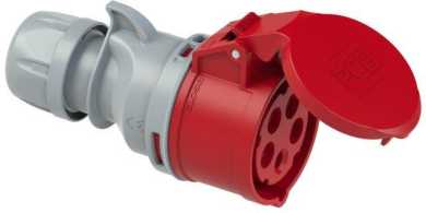 CEE-Kupplungssteckdose Kupplung 32A 5p 6h IP44 TT 