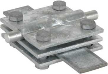 Kreuzstück St/tZn Rd./Fl. 8-10/30-40 mm 