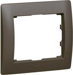 Rahmen 1-fach Galea dark bronze 