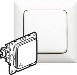 Einsatz Taster Wippe Feuchtraum Unterputz Creo ultraweiß 