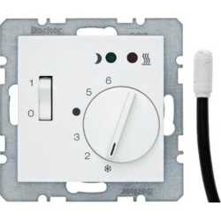 Fußbodentemperaturregler mit Schließer Zentralstück Wippschalter 