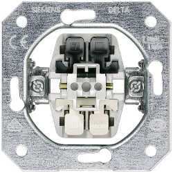 DELTA Taster-Geräteeinsatz UP 1W als Öffner einsetzbar 10A 250V 