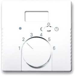 Zentralscheibe future für Temperaturregler 1095 / 1096 UTA studioweiß 