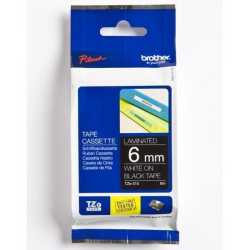 Schriftbandkassette TZe315 Bandfarbe schwarz, Schriftfarbe weiß, 6 mm 