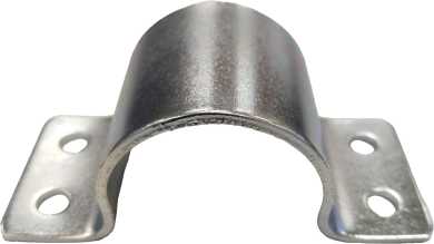 Mastschelle Stahl 4-Loch bis 50 mm 