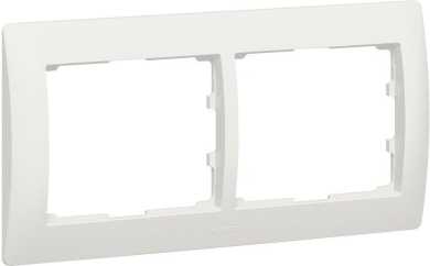 Rahmen 2-fach waagerecht Galea perlmutt 