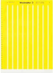 Gerätemarkierer, Etikett, 15,2 x 6 mm, Polyester, PVC frei, gelb 