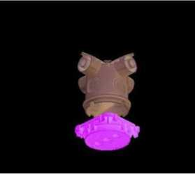 Decken-Verbindungsdose mit Putzhaut Auslassöffnung Ø 60 mm Tiefe 99 mm 